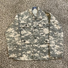 Propper Boys size 12 Gray/Green Digital Camo Shirt/Jacket Long Sleeve