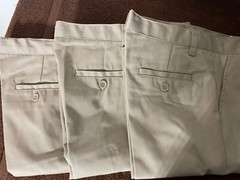 3 Authentic Galaxy Boy’s Uniform Shorts Beige School NWOT Size 12 (3 Pairs)