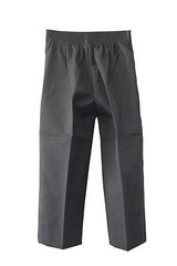2x PAIR-BOYS QUALITY FULL Elasticated waist School-Formal Pull up Trouser-2-8yrs