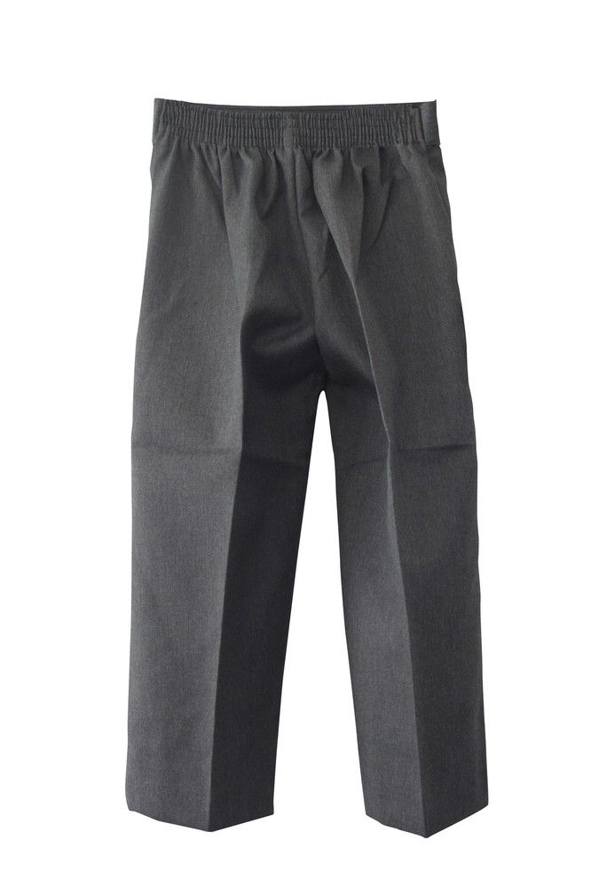 *BOYS SCHOOL-FULL ELASTICATED WAIST-QUALITY-PULL-UP TROUSER-18MTH-7YRS-PALVINI*