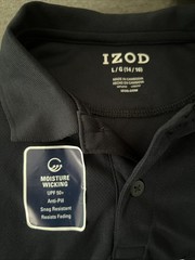 IZOD Boys Short Sleeve Wrinkle Resistant Moisture Wicking Polo Shirt