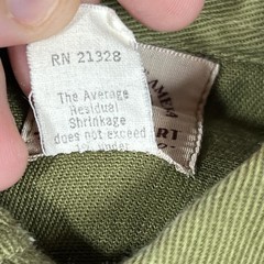 Vintage Boy Scouts Of America Shirt Boys 8 Green Official Uniform Sanforized