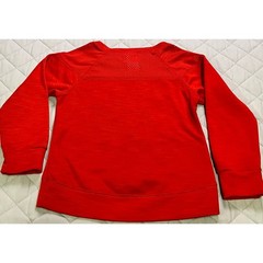 Texas Rangers MLB Baseball Youth S 6/6X Pullover Long Sleeve Sweatshirt Mesh