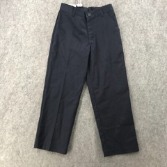 Real School Uniforms Boys Size 8H Husky Flat Front Back Elastic Waistband NWT