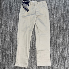 Premium Wear Boys Schoolwear Pants Size 14 Tan Khaki New With Tags Flat Front