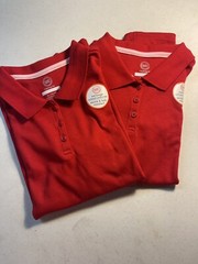Lot Of 2 Wonder Nation School Uniforms SS Polo Youth XL (14-16) Red SKU A48