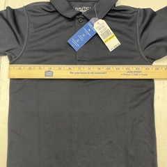 Nautica 2-Pack Navy Blue Short Sleeve Polo Shirts School Uniform Unisex M 8-10 Y