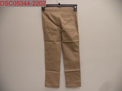 Old Navy Boys Khaki Skinny Built In Flex Adjustable Waist Uniform Pant, Size 10