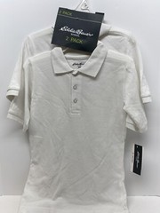 EDDIE BAUER SCHOOL UNIFORM SHORT SLEEVE POLO (2 PACK) – MULTI COLORS/SIZES –