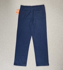 NWT Wonder Nation School Uniform Pants Size 16 Husky Blue Cove Adjust Waist