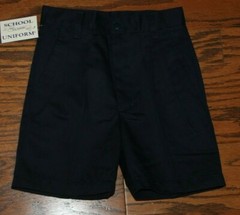 Boy’s navy blue Pleated School Uniform Shorts Size 12