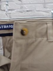 French Toast Boys Skinny Uniform Pants, Khaki, Size 16