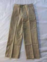 Real School Boys Husky Flat Front Pants School Uniform Approved Size 10H NWT