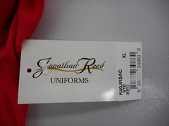 Boys Jonathan Reed Red Saint Andrews School S.S. Uniform Polo Shirt Size X Large