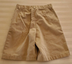Izod Beige Brown Uniform Shorts size 12R Cotton X2
