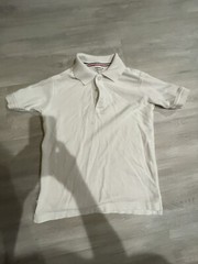french toast boys white uniform shirts one small 6/7 & one size 8 medium youth