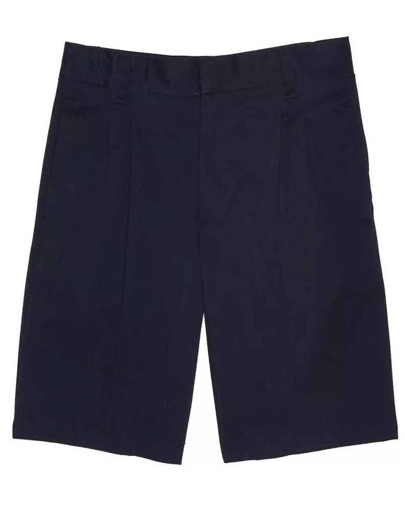 Boy’s FRENCH TOAST NAVY PLEATED TWILL SHORTS Size 7 NWT