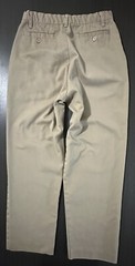 Authentic Galaxy School Uniform Pants Boys’ Beige Flat Front Size 10
