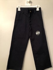 Nautica Boy’s sz 5 Reg.Navy School Uniform Pants 22.5” Waist Double Knee