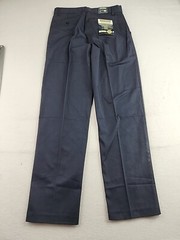 Universal Boys Youth School Uniform Pants Navy Blue Size 16 Cotton Blend 29 x 31