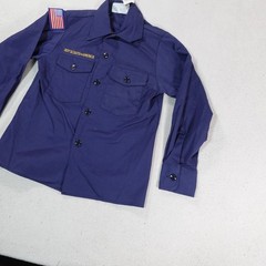Vintage Boy Scouts of America Shirt Youth 10 Long Sleeve Uniform USA 90s