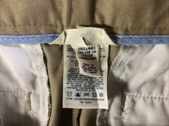 Land’s End School Uniform Shorts Boys Size 14 H Beige Tan Flat Front