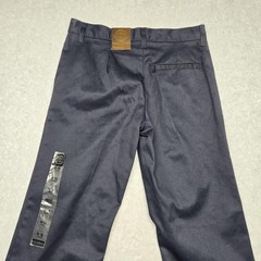 Southpole Uniform Pants Boys 10 Navy Blue Twill School Straight Leg Flat Front