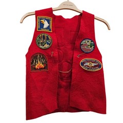 Vintage Cub Scout Pack Vest Medium Patches Middle Tennessee Council 90’s 2000
