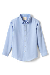 Lands’End School Uniform Boys Husky Long Sleeve Oxford