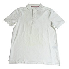 French Toast Boys Size S Short Sleeve School Uniform Collared Polo Shirt White
