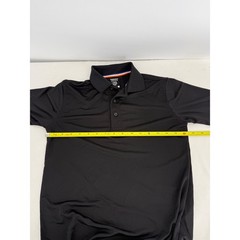 French Toast Boys Black Sport Polo Shirt Moisture Wicking Sz L 10/12NEW