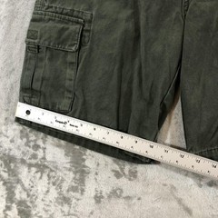 vtg Boy Scouts of America Cargo Shorts Youth 18 Green Uniform Canvas Hiking BSA