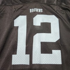 Nfl Colt Mccoy 12 Cleveland Browns Youth Football Jersey M Nylon Brown 156