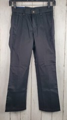 Chaps Boys Approved Schoolwear Boys 10 Regular Black Pants Adjustable Waist NWT