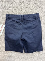 Cat & Jack Boys Youth 4 Blue Flat Front School Uniform Chino Shorts