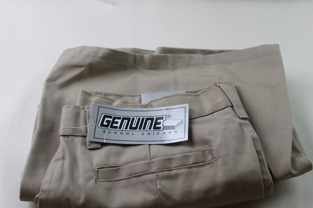 Genuine School Uniforms Shorts- Beige-Size 16H