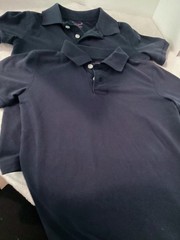 “Boy’s NAVY school uniform Shirts Size 8-10, Casual, Cat & Jack