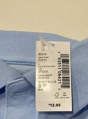 The Children’s Place Boys Uniform Pique Polo Light Blue Size S