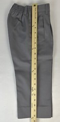 Boys Size 4 Gray School Uniform Pants Tom Sawyer Elastic Waist