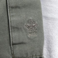 Boy Scouts Of America Uniform Shorts Boys 20 Green Canvas Cargo Pockets BSA