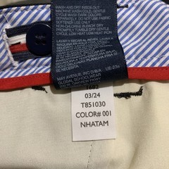Tommy Hilfiger Boys’ Flat Front School Uniform Black Size 14 Regular NWT Preppy