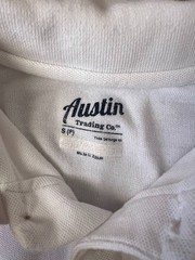 Lot of 2 Boys polo shorts uniform school Austin Oshkosh white Size 4/5 5/6