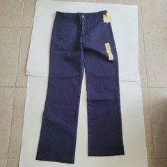 Cherokee Boys Ultimate Khaki Uniform Pants Size 14 Xavier Navy Blue NWT 2 Pack