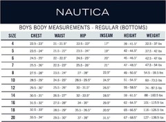 Nautica Boys’ Big Boys’ Uniform Performance Short, Navy, 18