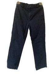 Place Set Of 2 School Uniform Pants Size 12 Boys Adjustable Waist Blue