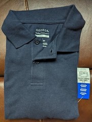 Brand New George Navy Blue School Uniform Polo Shirt L-G(10H-12H)