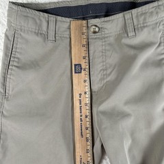 IZOD Pants Boys 12 Beige School Uniform Adjustable Waist Stretch Chino