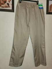 Unisex Classroom Uniform Durable Elastic Waste Size 16 Husky New With Tags