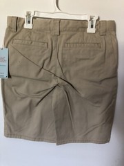 Boys Cat & Jack Khaki Uniform Shorts with Adjustable Waist Size 14