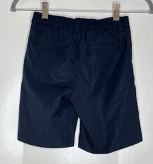 Lands’ End Boys 6 Navy Blue School Uniform Chino Shorts Adjustable Waist Pockets